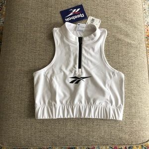 Reebok zip up sports bra